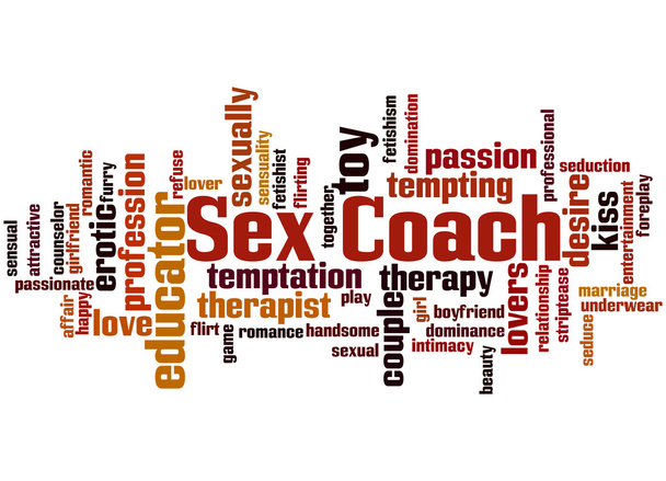 Sexo Coach, concepto de nube de palabras 2
 - Foto, Imagen