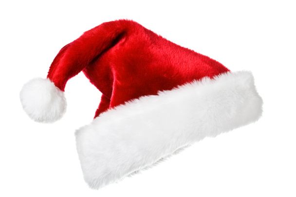Santa hat isolated on white - Photo, Image