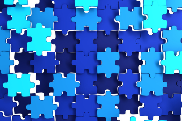 Pezzi puzzle blu
 - Foto, immagini