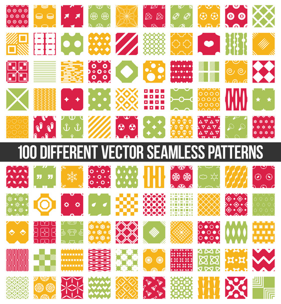 Geometric big pattern set   - Vector, Image