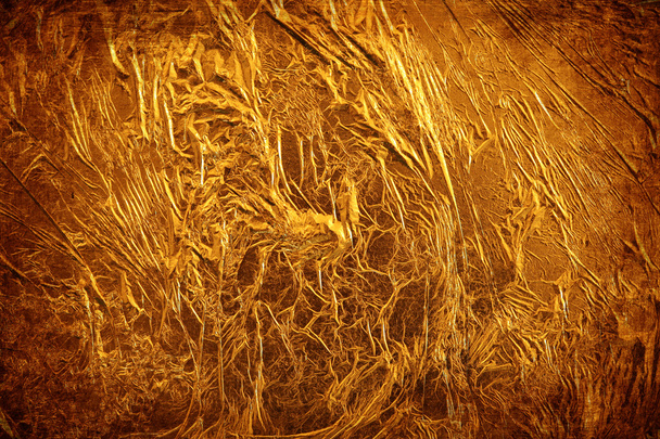 Liść złoty - Zdjęcie, obraz