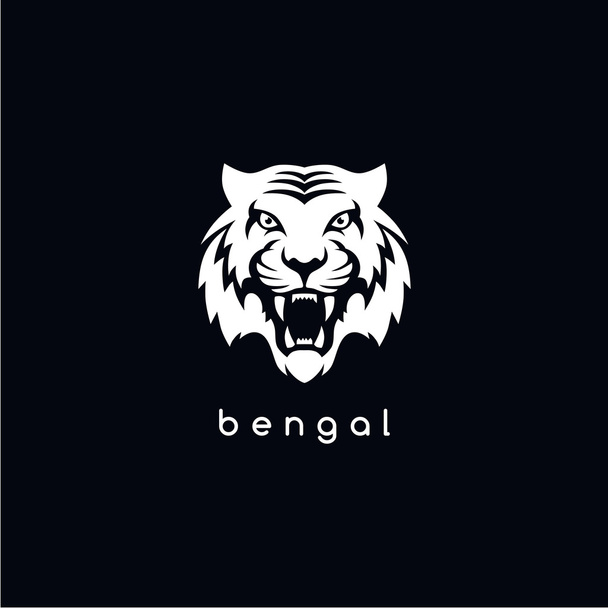 логотип бенгальского тигра
 - Вектор,изображение