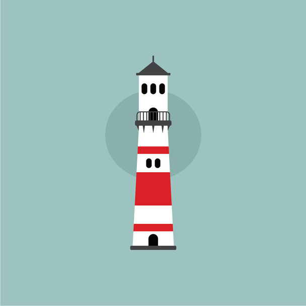 Lighthouse logo template - Vettoriali, immagini