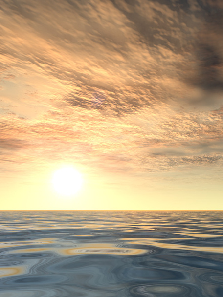  морський пейзаж з водою і хвилями
  - Фото, зображення
