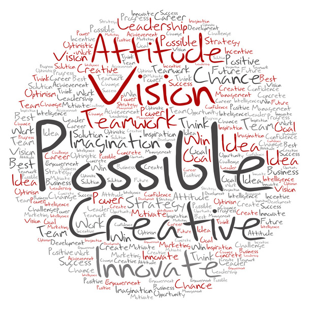 abstract creative business word cloud  - Photo, Image