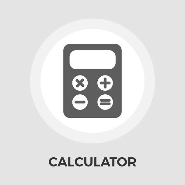 wektor kalkulator płaska ikona - Wektor, obraz