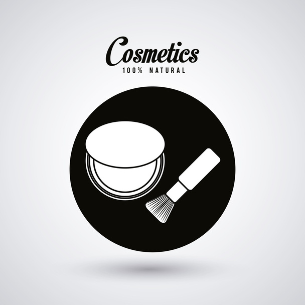Cosmetic design. Make up icon. skin care concept - Vector, Image