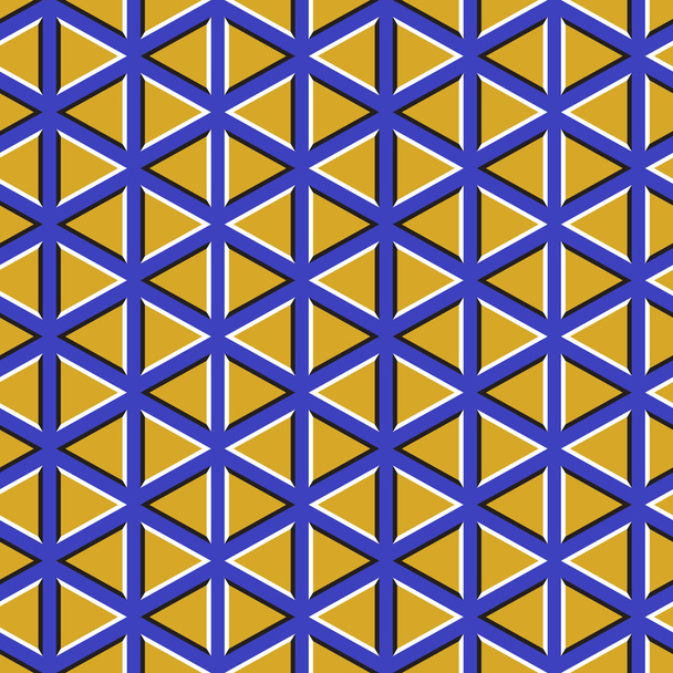 Zwevende behang met driehoeken - Vector, afbeelding
