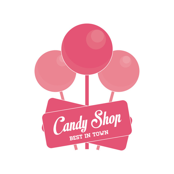 Candy design. sweet icon. dessert concept, vector illustration - Vector, Image