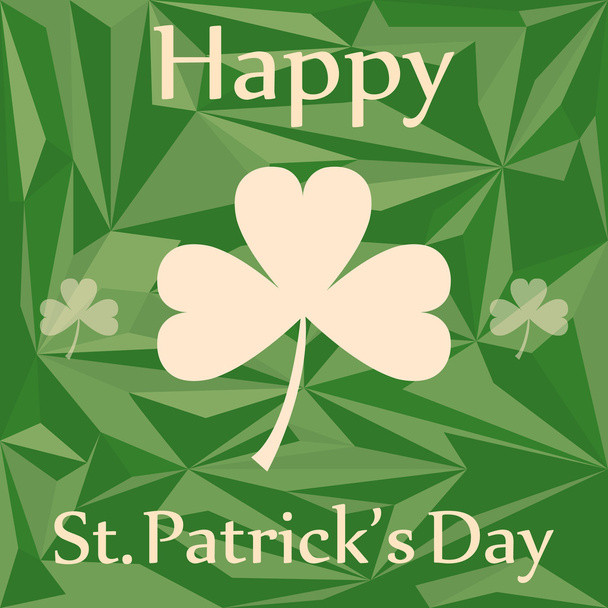 Happy St. Patrick dag achtergrond - Vector, afbeelding