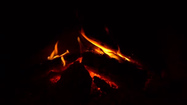 chimenea con un fuego rugiente caliente y carbones rojos 4K ProRes 10bit
 - Imágenes, Vídeo
