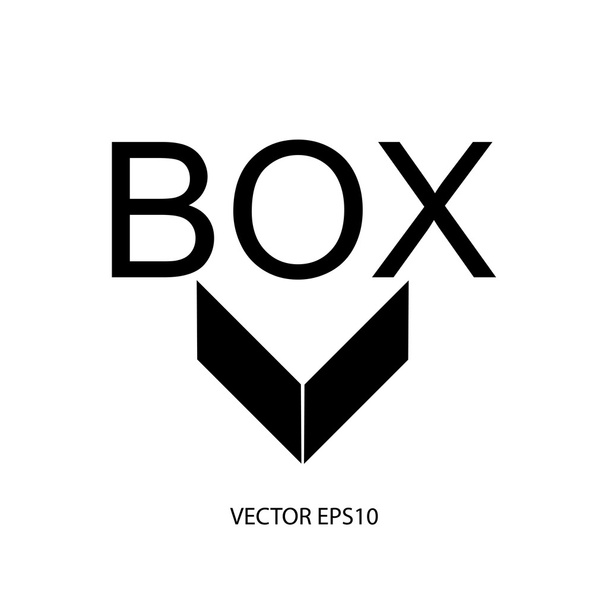 symbol vector  box logo design for company and business - Vetor, Imagem