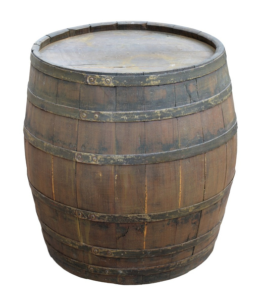 Velho barril de vinho
 - Foto, Imagem