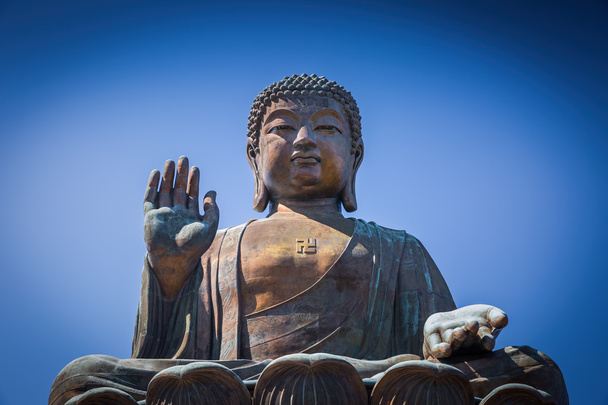 Big Buddha, Landmark op Nong Ping, Hong Kong - Foto, afbeelding