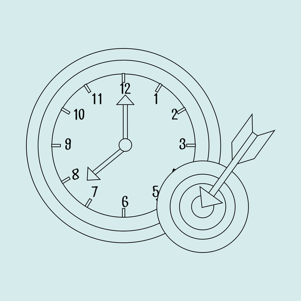 design de gerenciamento de tempo
 - Vetor, Imagem