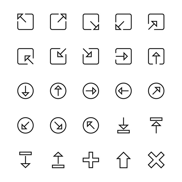 User Interface Colored Line Vector Icons 7 - Vektor, obrázek