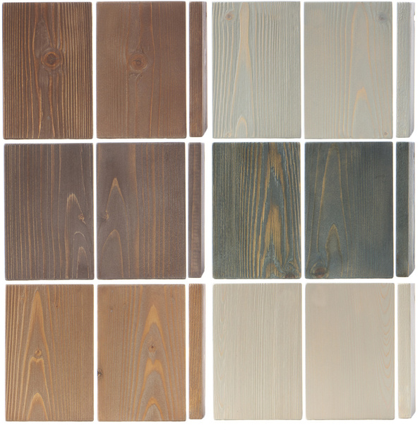 dřevěným pletivem vzorky, izolované na bílém - Fotografie, Obrázek