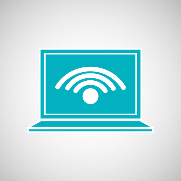 WiFi дизайн служби
 - Вектор, зображення
