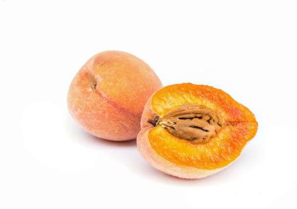 Peach Fruit  isolated. - Foto, afbeelding