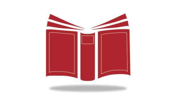 βιβλίο, ανοιχτό βιβλίο, σύνολο φύλλα με πληροφορίες για να διαβάσετε - Διάνυσμα, εικόνα