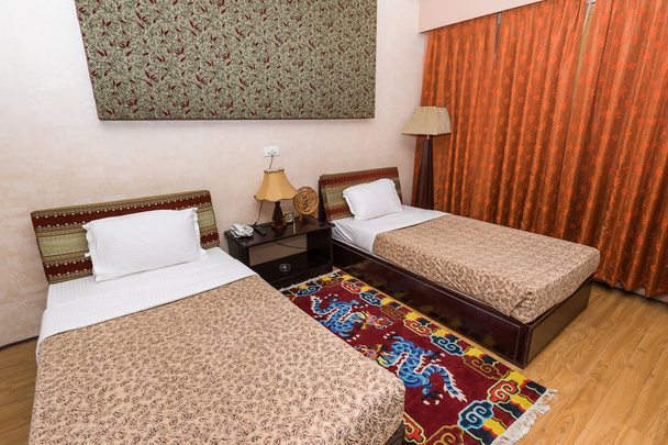 Hotel rooms of Hotel Migmar in Thimphu, Bhutan - Foto, Imagem