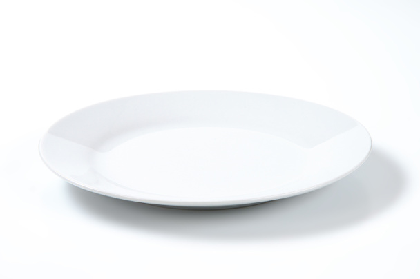 Assiette blanche
 - Photo, image