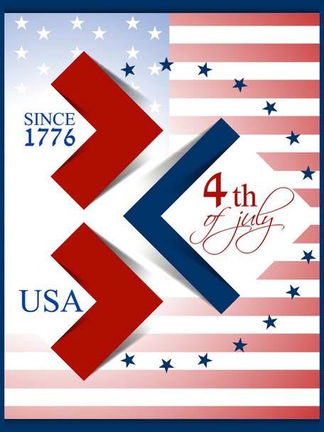 Fourth of July Independence Day of America  - Vector, Image