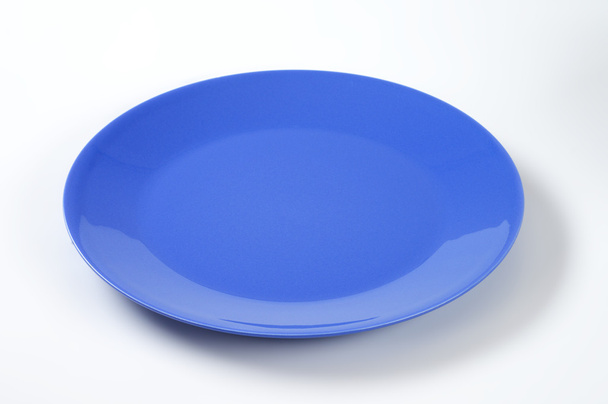 Mavi yemek tabağı - Fotoğraf, Görsel