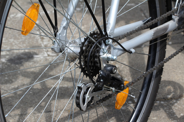 Bicycle wheel / bicycle riding - Photo, image