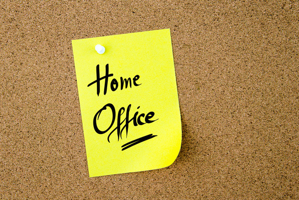Home Office written on paper note - Foto, imagen