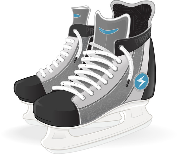 illustration of ice skates - Vector, Image