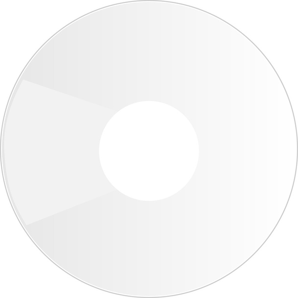 vector image of a compact disc. - Vector, afbeelding