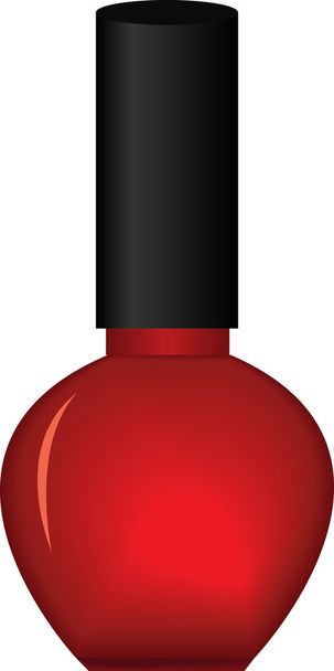 illustration of a nail polish bottle. - Vector, Image