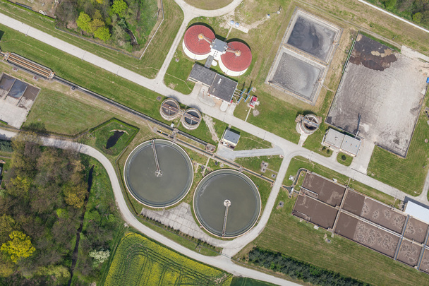 sewage treatment plant - Foto, Bild