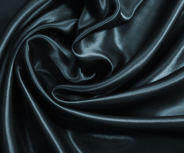 Smooth elegant dark grey silk or satin as background - Fotoğraf, Görsel