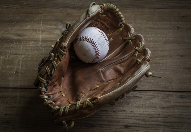 γάντι του μπέιζμπολ catcher - Φωτογραφία, εικόνα