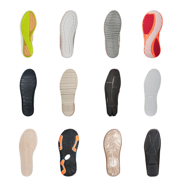 készlet-ból különböző cipő talpa - Fotó, kép