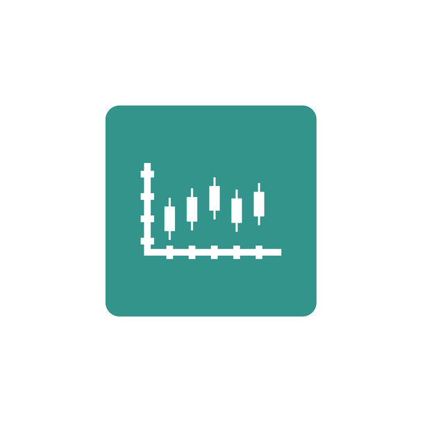 candles chart icon, candles chart symbol, candles chart vector, candles chart eps, candles chart image, candles chart logo, candles chart flat, candles chart art design, candles chart green - Vector, Image
