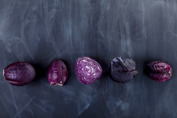 Five red cabbages - Foto, Bild