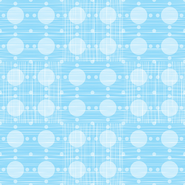 Abstrato retro polka dot geométrico sem costura fundo padrão com uma textura efeito de tecido
  - Vetor, Imagem