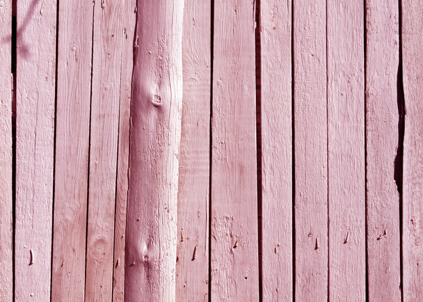 Pink wooden fence texture.  - Photo, Image