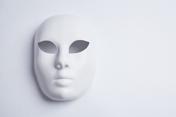white Venetian mask - Photo, image