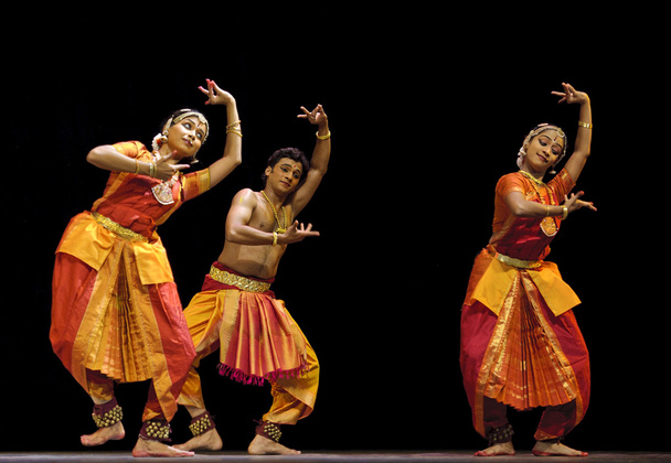 Indian Kalakshetra dancers - Photo, Image