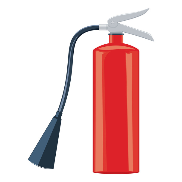 Fire extinguisher vector illustration isolated on a white background - Wektor, obraz