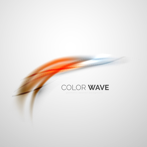 Shiny color wave - Vector, Image