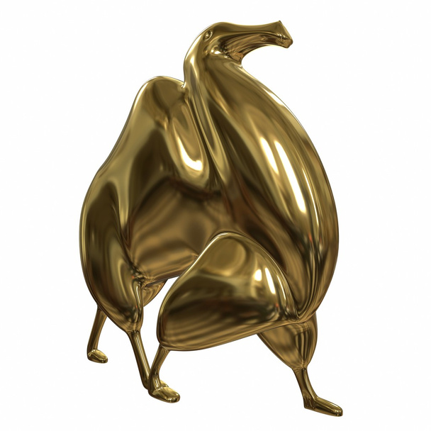 Скульптура верблюдів. 3d ілюстрація
 - Фото, зображення