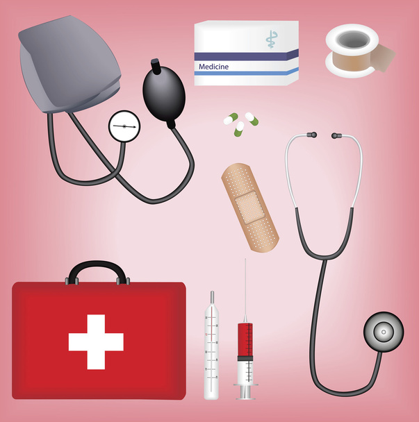 Medical Instruments Set. A Collection Of Medical Tools A Flat Vector  Illustration, Medical Equipment. Royalty Free SVG, Cliparts, Vectors, and  Stock Illustration. Image 97729808.