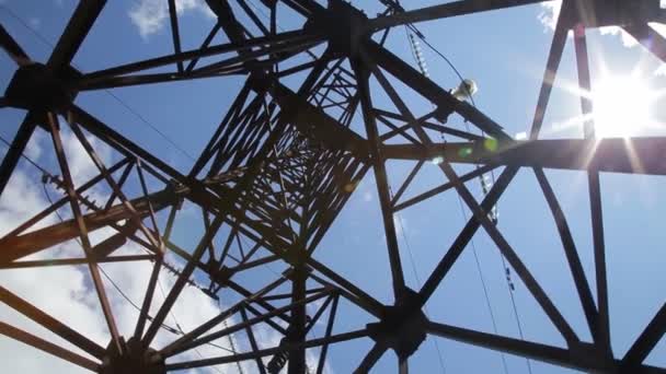 High voltage tower - Stock Video - Materiaali, video