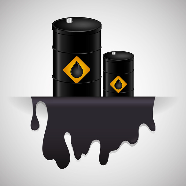 Pretroleum design. price icon. Oil concept, vector illustration - Vector, Image