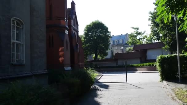 Kapelle der theologischen Fakultät des Amu in Poznan, Polen. Erzbischöfliches Seminar. - Filmmaterial, Video
